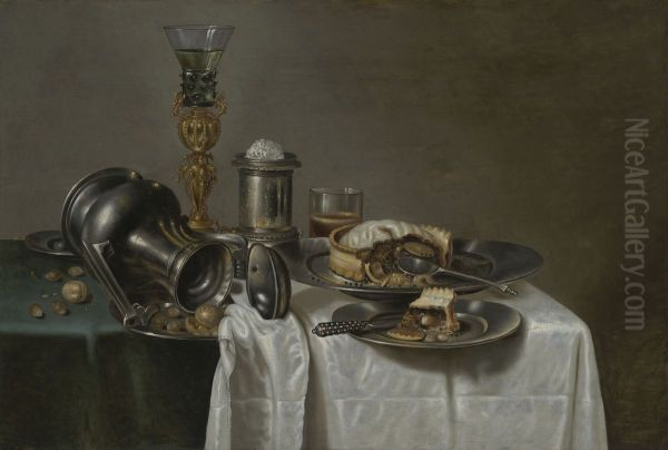 Still Life with Pastry, Nuts and a Rummer - view 1
