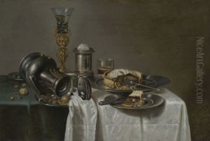 Still Life with Pastry, Nuts and a Rummer