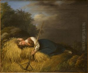 A Resting Harvest Girl A Resting Harvest Girl