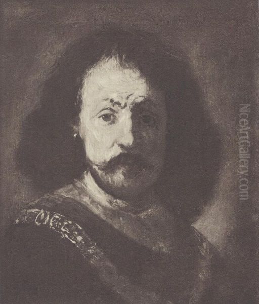 Bust of a man wearing a gold chain - view 1