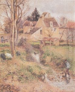 The Busagny Farm and the Viosne at Osny