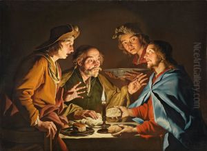 The Supper at Emmaus by Matthias Stom