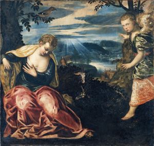 The Annunciation to Manoah's Wife by Jacopo Tintoretto