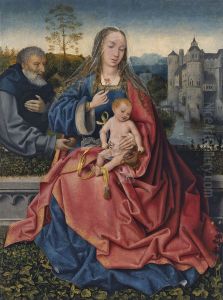 Holy Family by Master Of Frankfurt