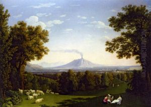 Landscape with the Palace at Caserta with the Vesuvius Landscape with the Palace at Caserta with the Vesuvius