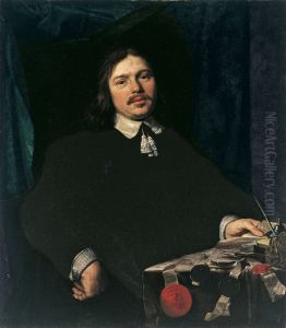 Portrait of a man with documents