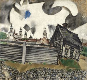 The Grey House by Marc Chagall