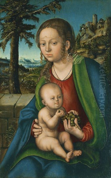 Madonna mit Kind und Trauben - view 1