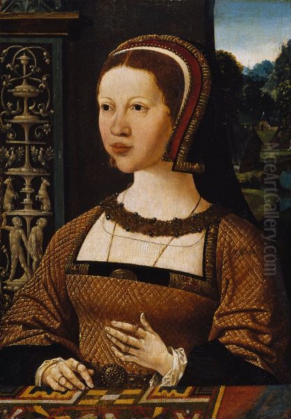 Portrait of a Woman possibly Elizabeth of Denmark - view 1