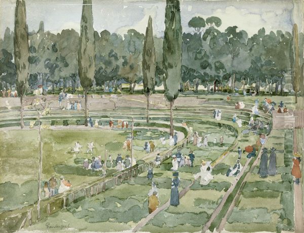 El hipodromo (Piazza Siena, jardines Borghese, Roma) - view 1