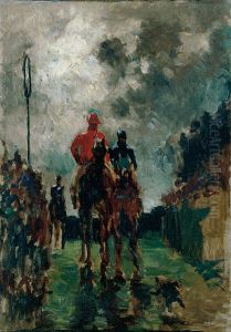 The Jockeys by Henri De Toulouse-Lautrec