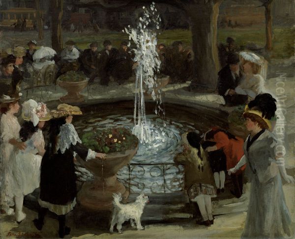 Throbbing Fountain, Madison Square - view 1