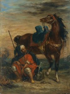 Arab Rider by Eugene Delacroix
