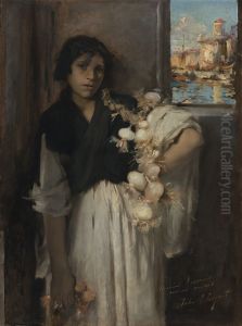 Vendedora veneciana de cebollas by John Singer Sargent