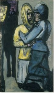 Leave-taking by Max Beckmann