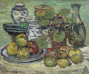 Still life with apples by Maurice Prendergast