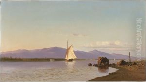 Kingston Point, Hudson River by Francis A. Silva