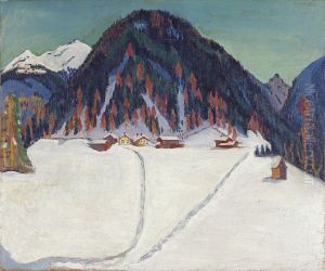Junkerboden nevado by Ernst Ludwig Kirchner