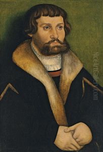 Bildnis eines bartigen Mannes by Hans Cranach