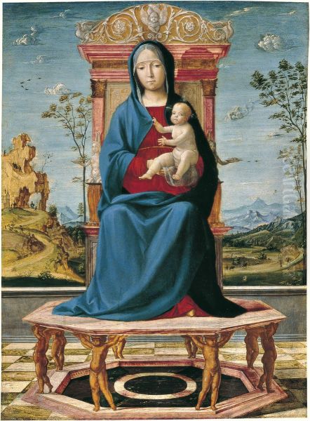 The Virgin and Child enthroned - view 1