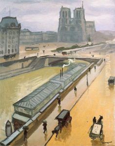 Rainy Day in Paris Albert Marquet (1910) by Albert Marquet