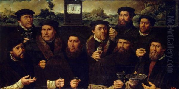 The Amsterdam Kloveniers militia - view 1
