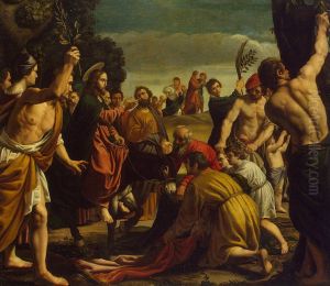 Entry into Jerusalem by Alessandro Turchi