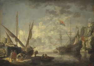 Sea Harbour by David Teniers the Younger