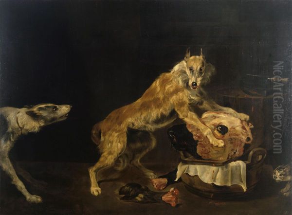 Dogs with a Bull's Head - view 1