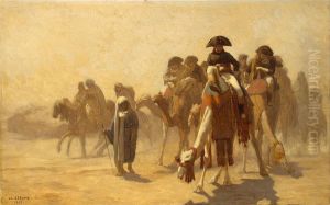 Napoleon in Egypt (General Bonaparte with his Headquarters in Egypt). A Sketch by Jean-Leon Gerome