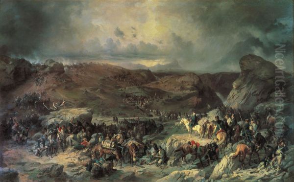 Suvorov Crossing St Gotthard Pass on 13 September 1799 - view 1