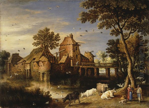 Landscape with a Farm - view 1