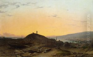 Sea Bay by August Matthias Hagen