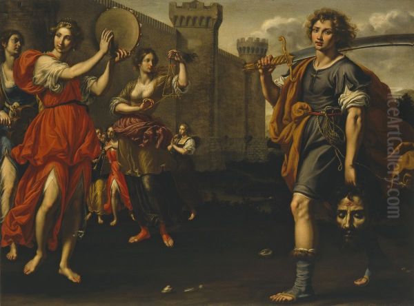 Triumph of David - view 1