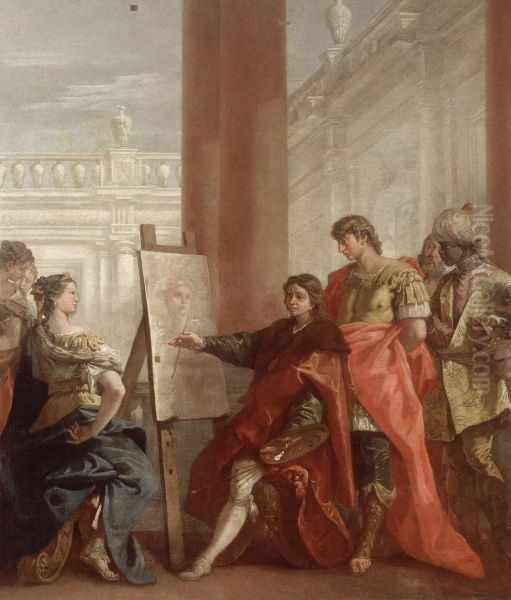 Apelles Paints Campaspa - view 1
