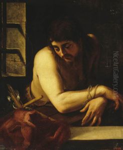 St John the Baptist in the Prison by Juan Fernandez Navarrete