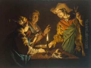 Esau and Jacob by Matthias Stom