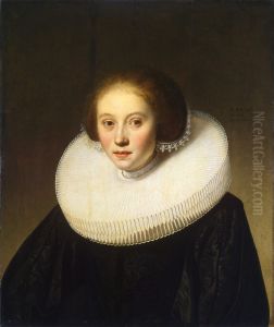 Portrait of a Young Lady by Jacob Gerritsz. Cuyp