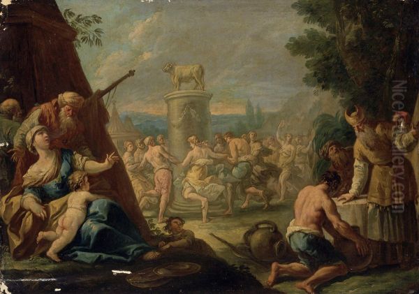 Adoration of the Golden Calf - view 1