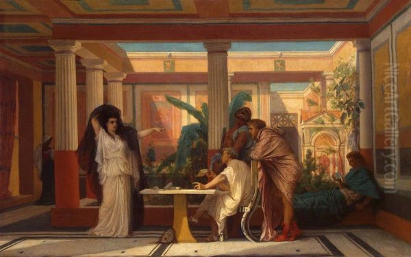 Theatrical Rehearsal in the House of an Ancient Rome Poet - view 1