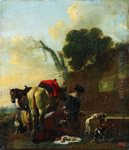 Hunters at Rest - view 1