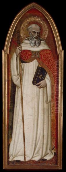 St Benedict (wing of a polyptych) - view 1