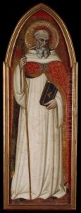 St Benedict (wing of a polyptych)