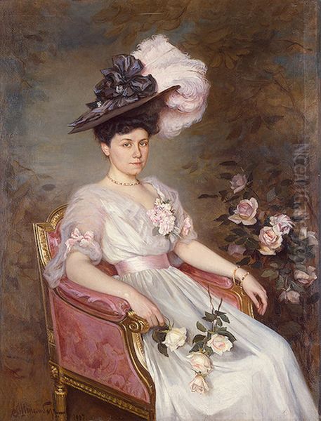 Portrait of S. M. Rayevskaya - view 1