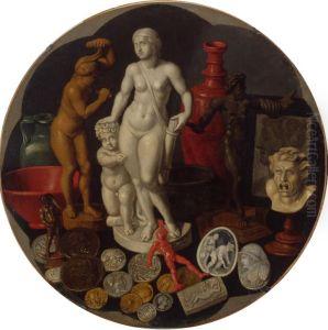 Still Life with a Collection of Curiosities by Hendrik van der Borcht the Elder