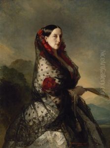 Grand Duchess Maria Nikolaievna of Russia, Duchess of Leuchtenberg by Franz Xavier Winterhalter