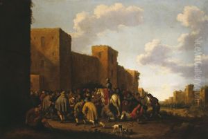 St Martin at the Gates of Amiens (The Merciful Knight) by Joost Cornelisz Droochsloot