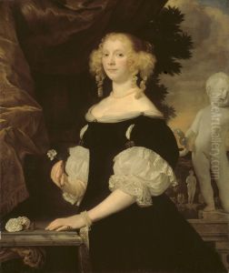 Portrait of the widow of admiral van Balen