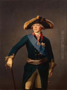Portrait of Paul I by Stepan Shchukin