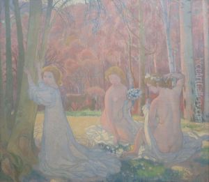 Figures in a Spring Landscape (Sacred Grove) Figures in a Spring Landscape (Sacred Grove)